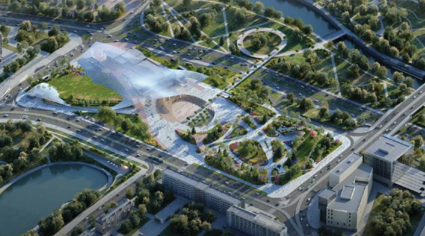 Королевский замок сменит грандиозный ландшафтный парк «Россия»