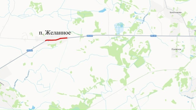 Под Краснознаменском реконструируют главную поселковую улицу