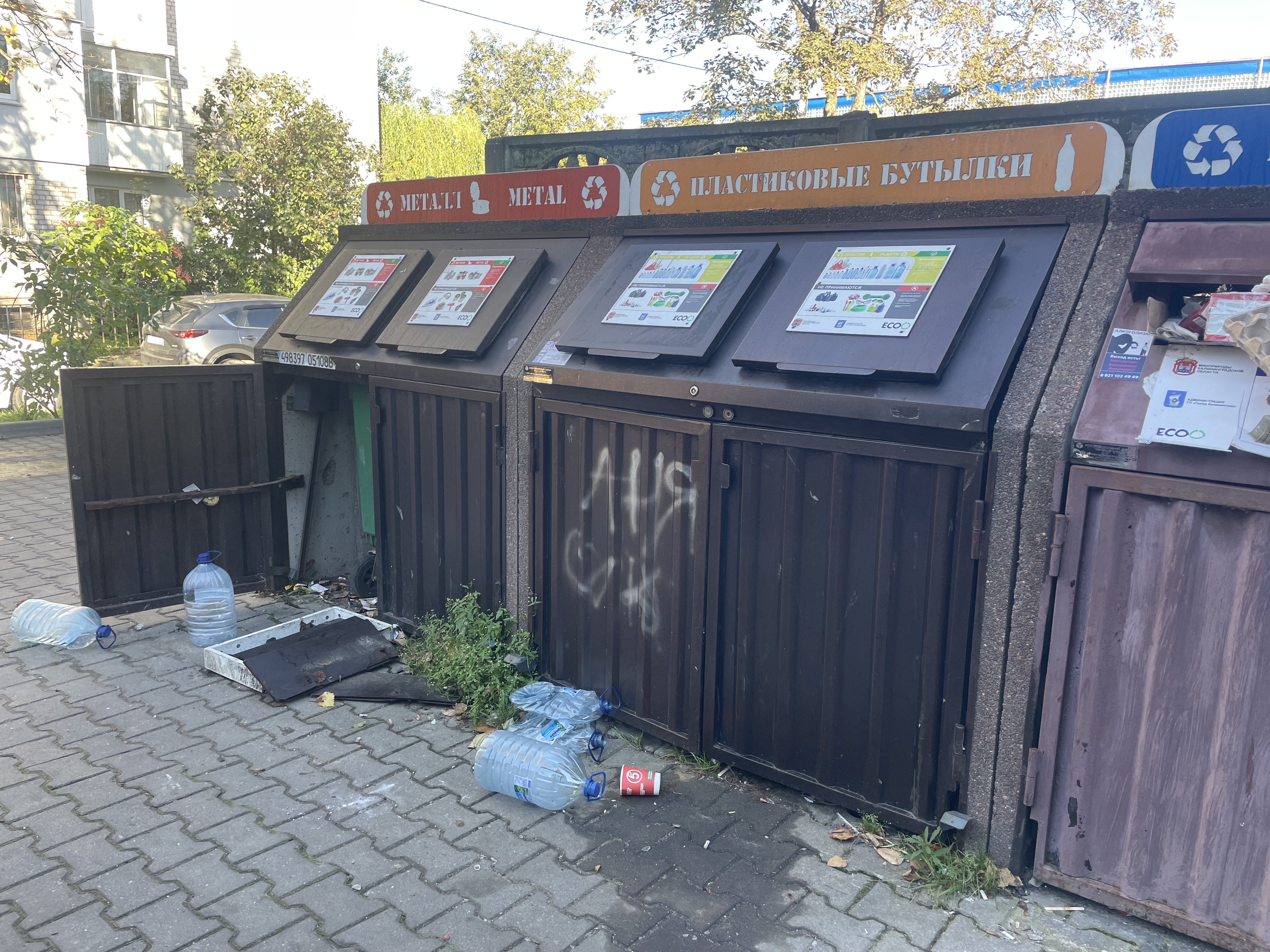В Калининграде перестали вывозить раздельный мусор