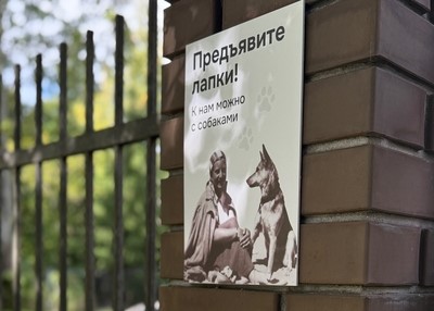 Для собак в парке скульптур в Отрадном установили поилки и отдельные правила посещения