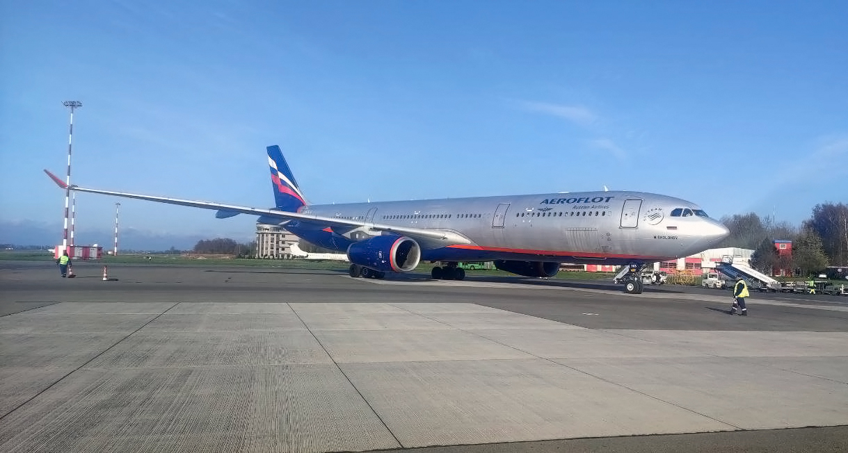 Аэропорт Калининграда впервые принял самолеты Airbus А330