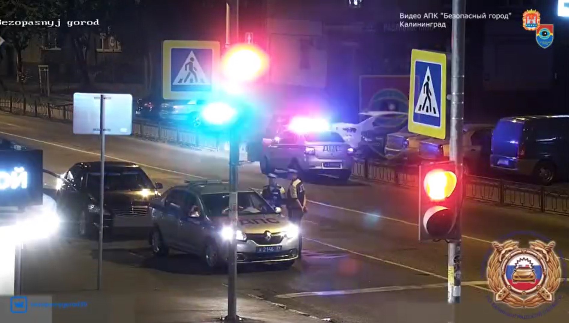 В Калининграде пьяную автоледи вычислили по камерам наблюдения