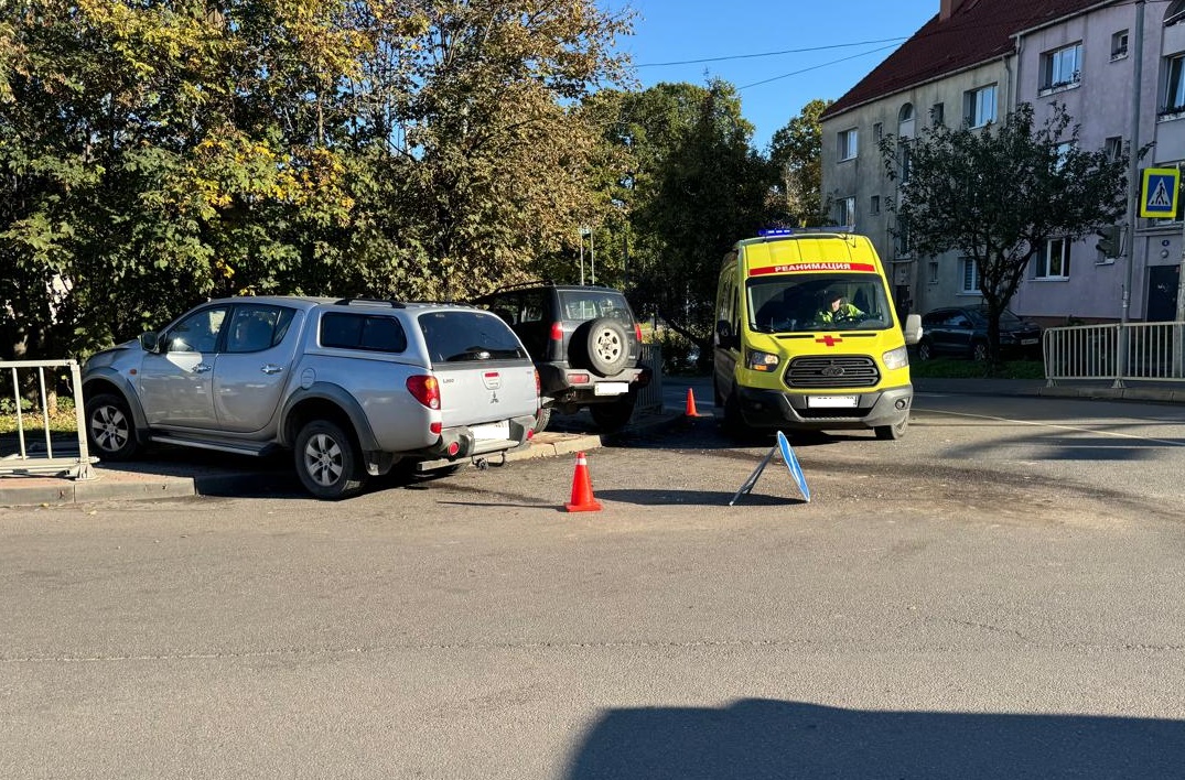 В Калининграде в ДТП попали два пожилых водителя