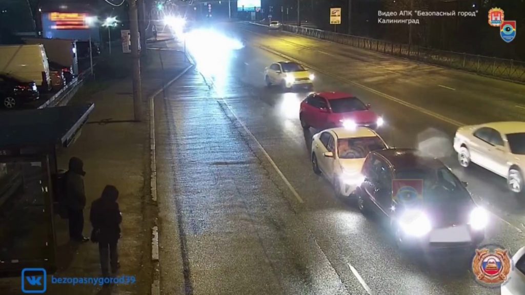В Калининграде уехавшего с места ДТП водителя нашли по камерам «Безопасного города»