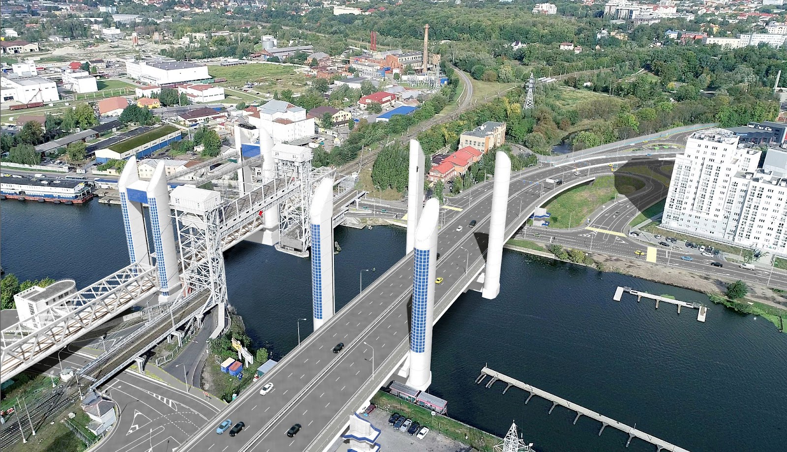 Строительство дублера двухъярусного моста в Калининграде включили в нацпроект