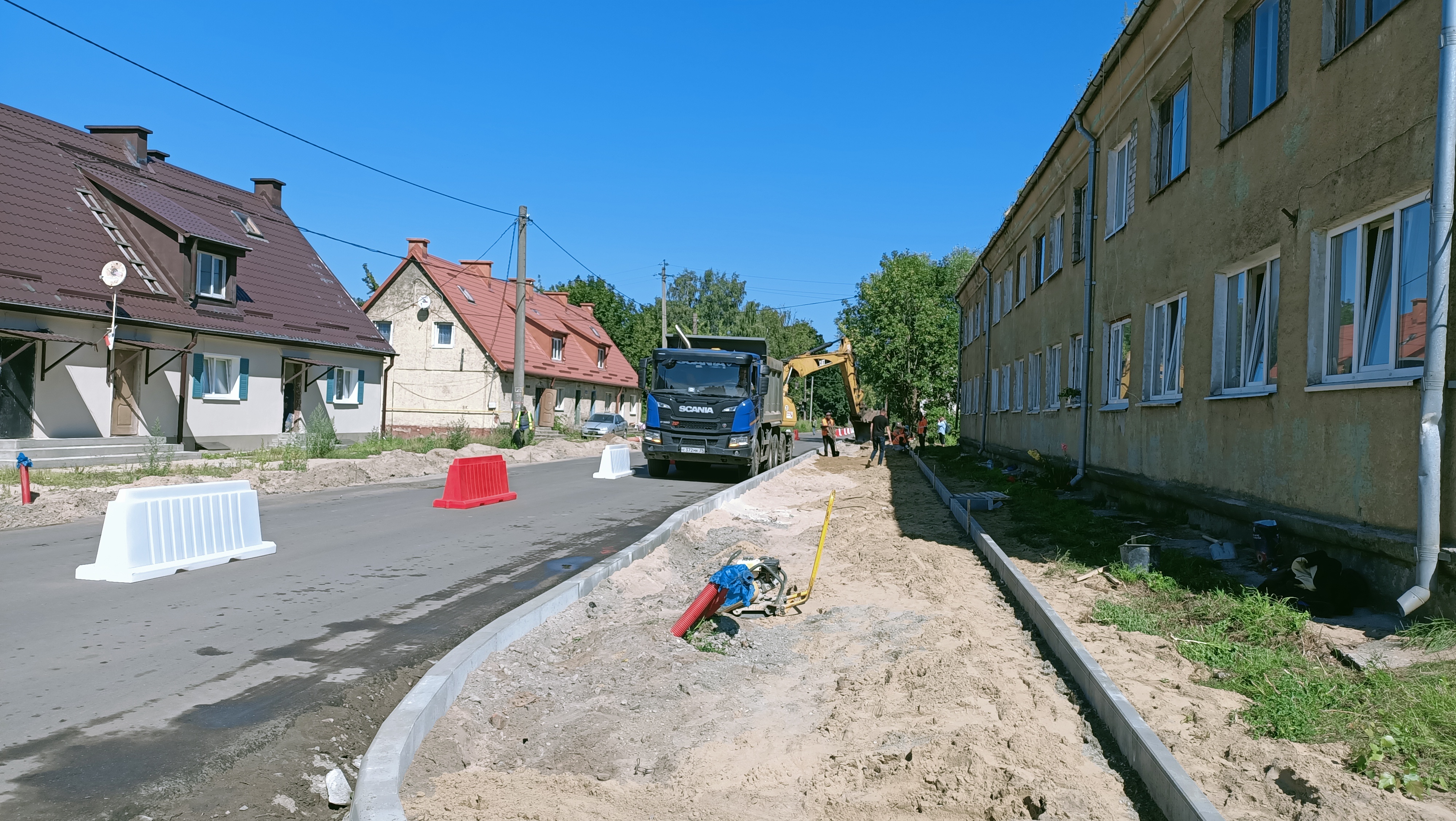 Ремонт на улице Карташева власти Калининграда обещают закончить до конца 2023 года