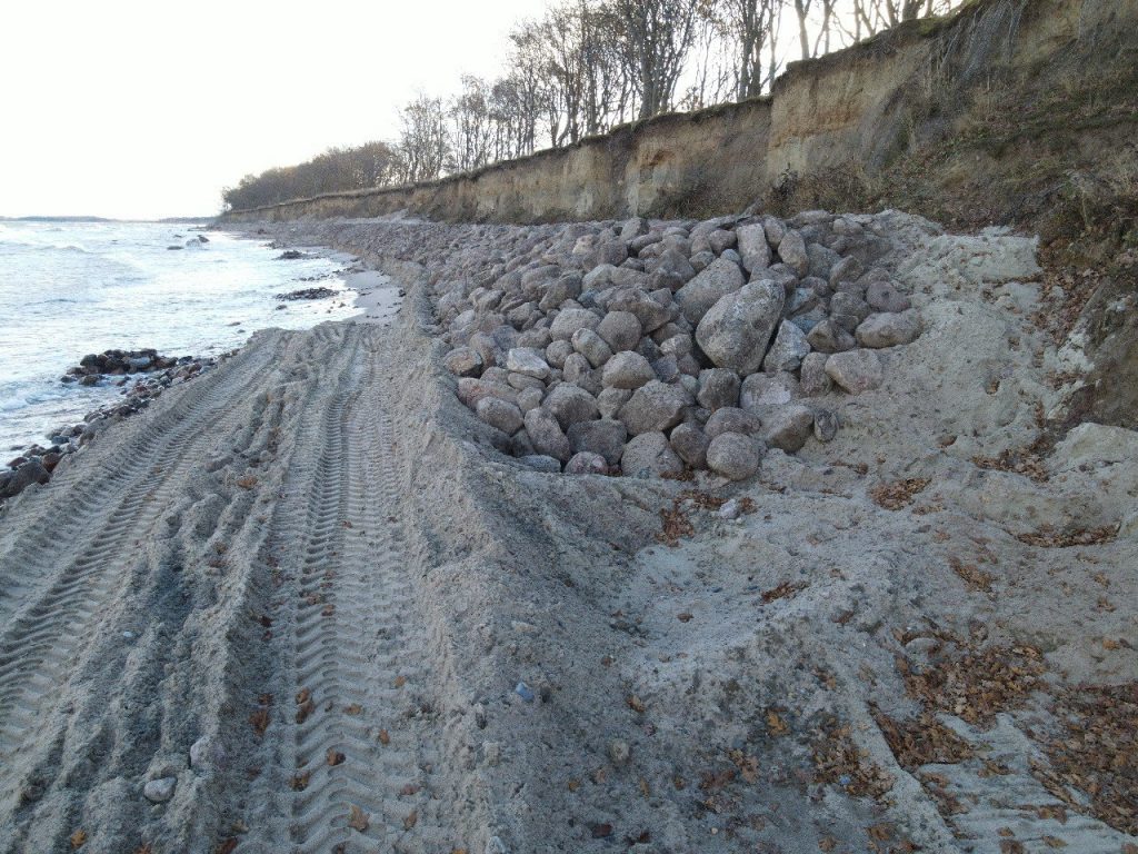 «Балтберегозащита»: В Куликово завершили первый этап укрепления берега