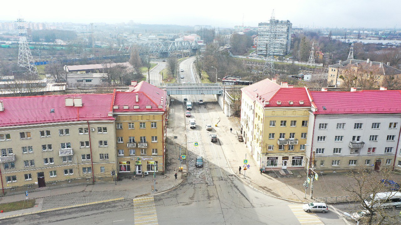 В июне в Калининграде закроют подходы к путепроводу на ул.Суворова