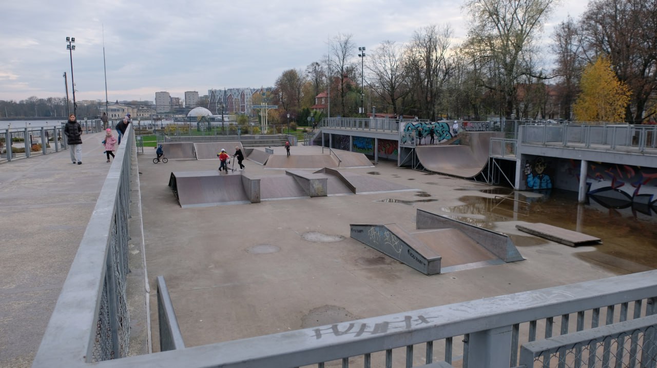 Калининградцам представят проект обновленного скейтпарка на Верхнем озере