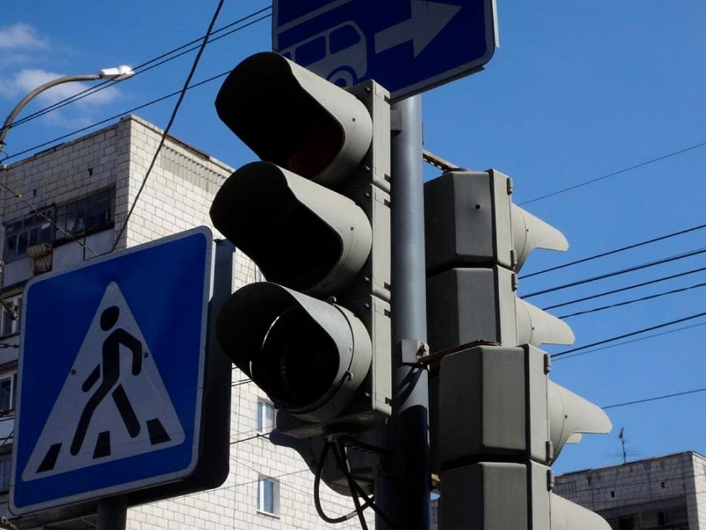 В Калининграде 26 апреля отключат несколько светофоров